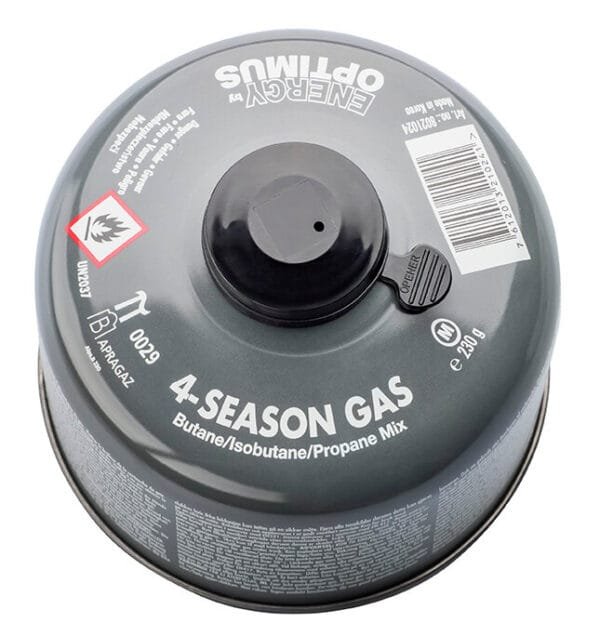 8021024 Optimus Gas 230 g 4 Season top view web