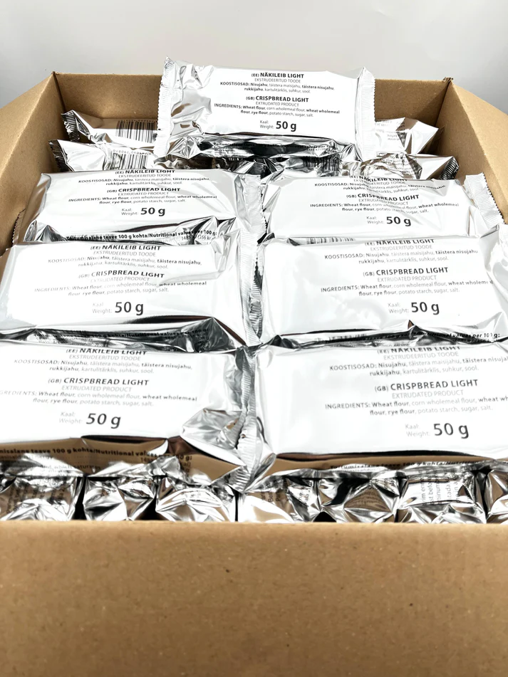 Pão Crocante Light 50g x 87 unidades pão crocante light