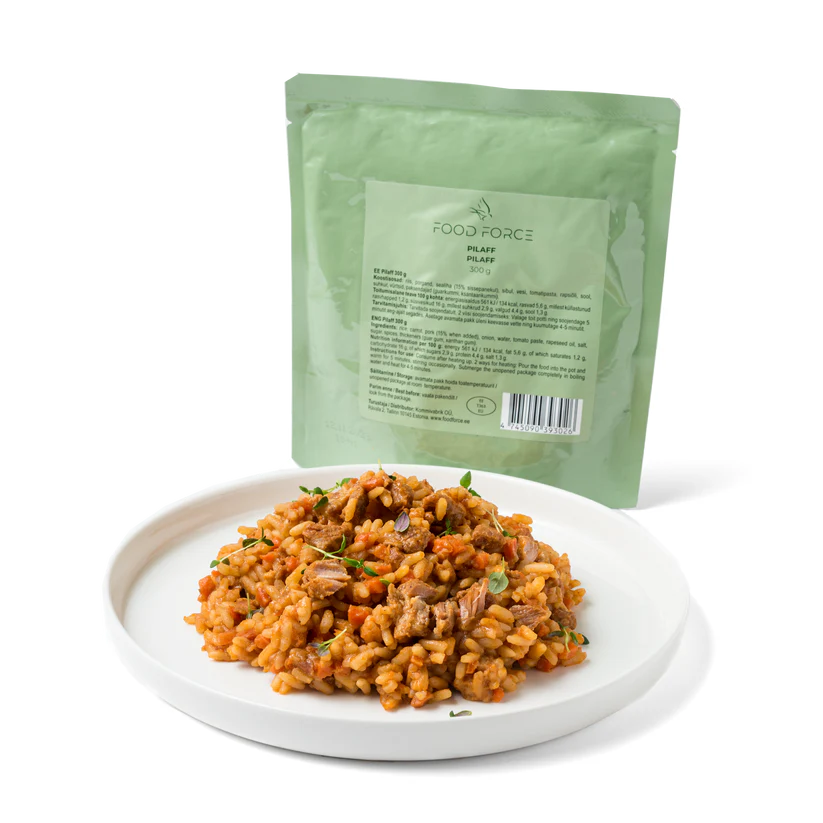 Pilaf 300g pilaf com carne de porco